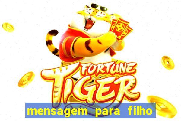 mensagem para filho jogador de futebol
